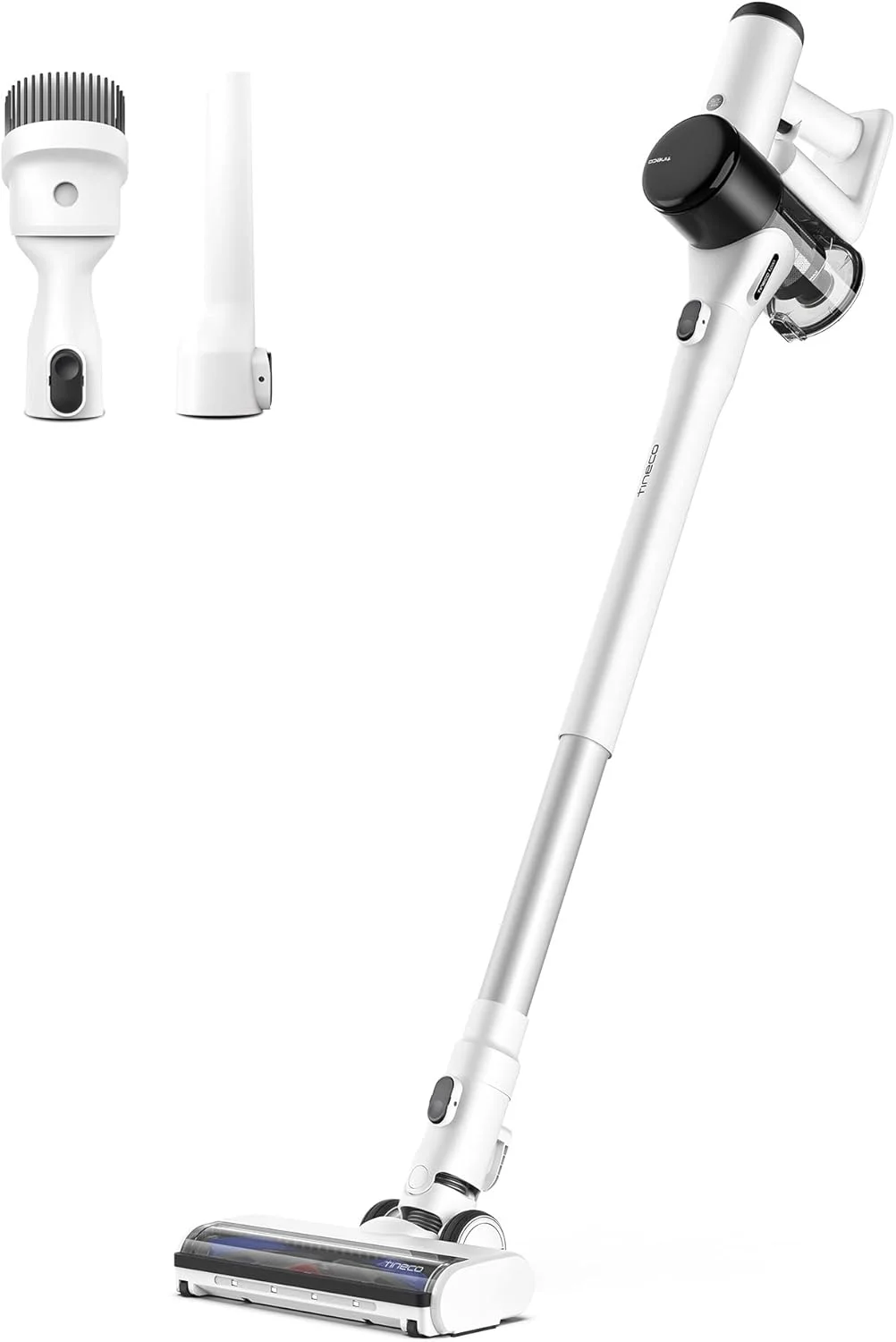 جاروبرقی هوشمند و سبک وزن Tineco Pure ONE Air Pet، مناسب موی حیوانات خانگی، جاروبرقی دستی با لوازم جانبی متعدد، فوق العاده بی صدا، دارای پایه شارژ بدون نیاز به نصب