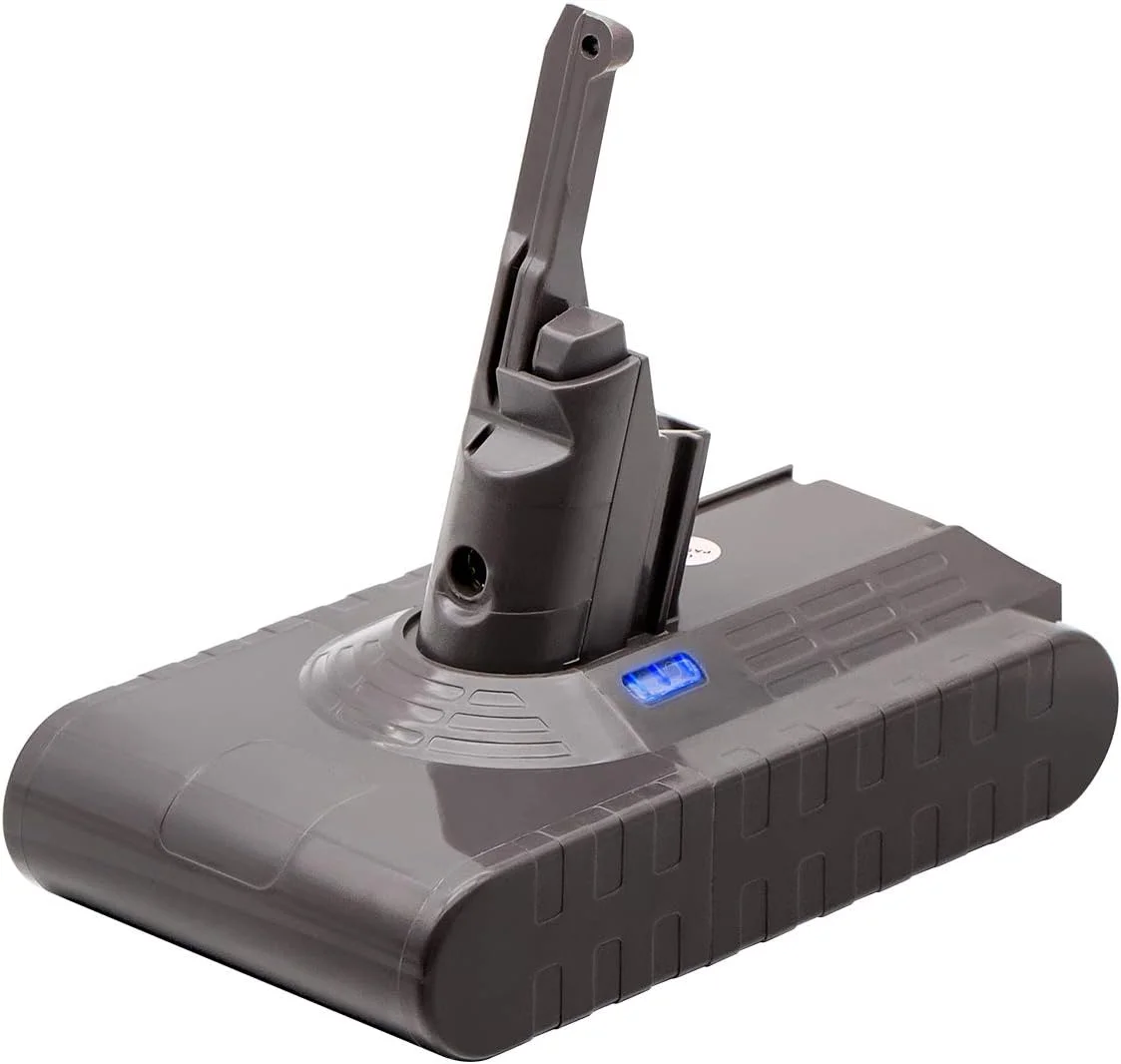 باتری جایگزین 4500 میلی آمپر ساعت 21.6 ولت برای باتری دایسون V8، باتری های لیتیومی جایگزین برای جاروبرقی دایسون V8 SV10 مدل های Absolute V8 Fluffy V8 Animal