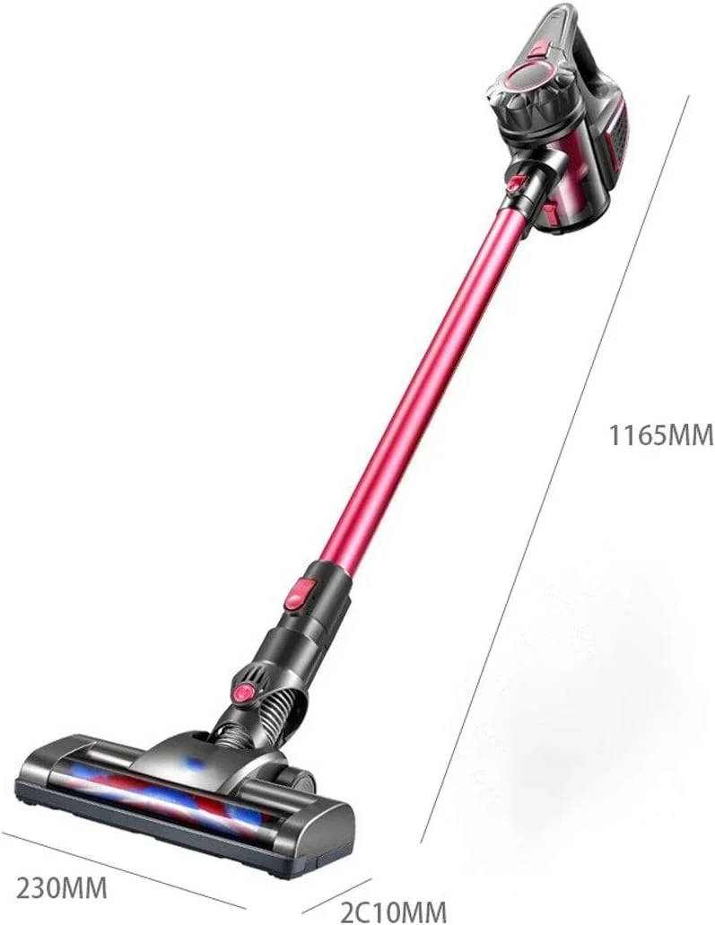 جاروبرقی دستی، مناسب برای فرش و کف سخت منزل، سبک وزن، مکش قوی، جاروبرقی مخزنی سیم دار (آبی تیره)