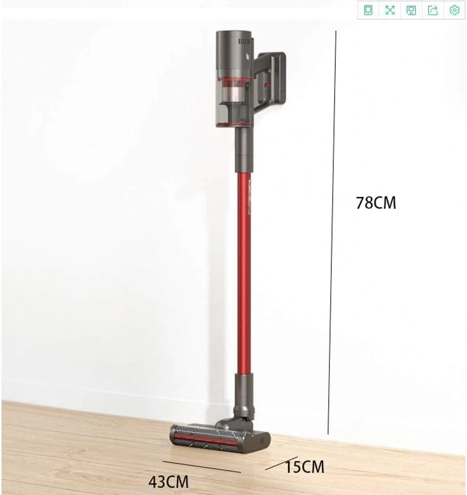 جاروبرقی دستی UOKUGZ، جاروبرقی دستی بی سیم با قدرت بالا، جاروبرقی کوچک دستی با باتری لیتیوم-یونی قابل شارژ و شارژ سریع، برای تمیز کردن خانه و ماشین.