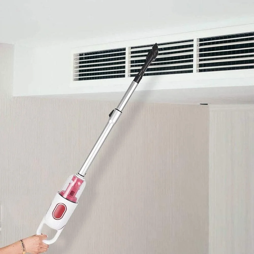 جاروبرقی دستی UOKUGZ، مناسب برای فرش و سطوح سخت، سبک وزن، قدرت مکش بالا، برس های برقی، جاروبرقی عصایی بی سیم