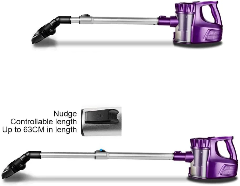 جاروبرقی شارژی دستی UOKUGZ، مناسب برای گرد و غبارگیری قابل حمل و بدون سیم منزل، جاروی فرش، مکش قوی