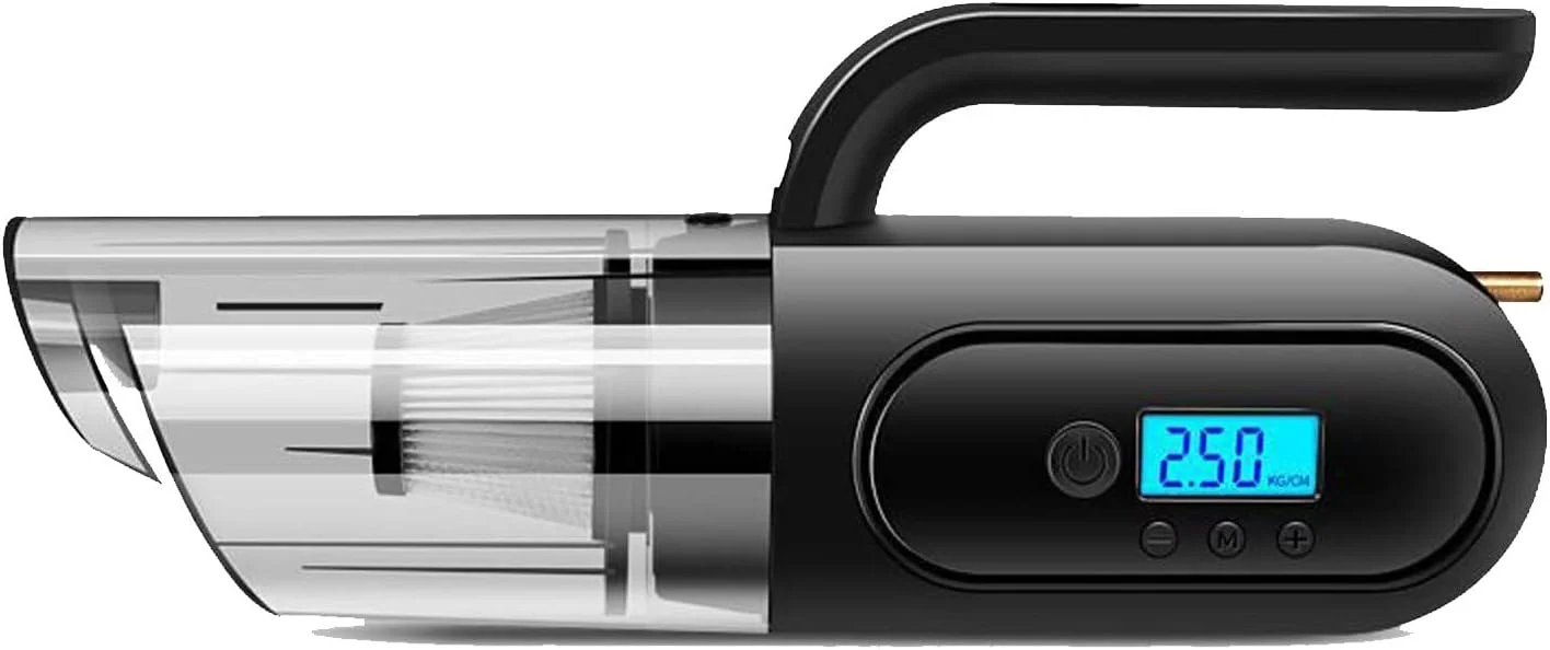 جاروبرقی دستی 4 در 1 VFNRESW با چراغ LED، جاروبرقی قدرتمند با قابلیت استفاده خشک و مرطوب برای خودرو، خانه و کامپیوتر