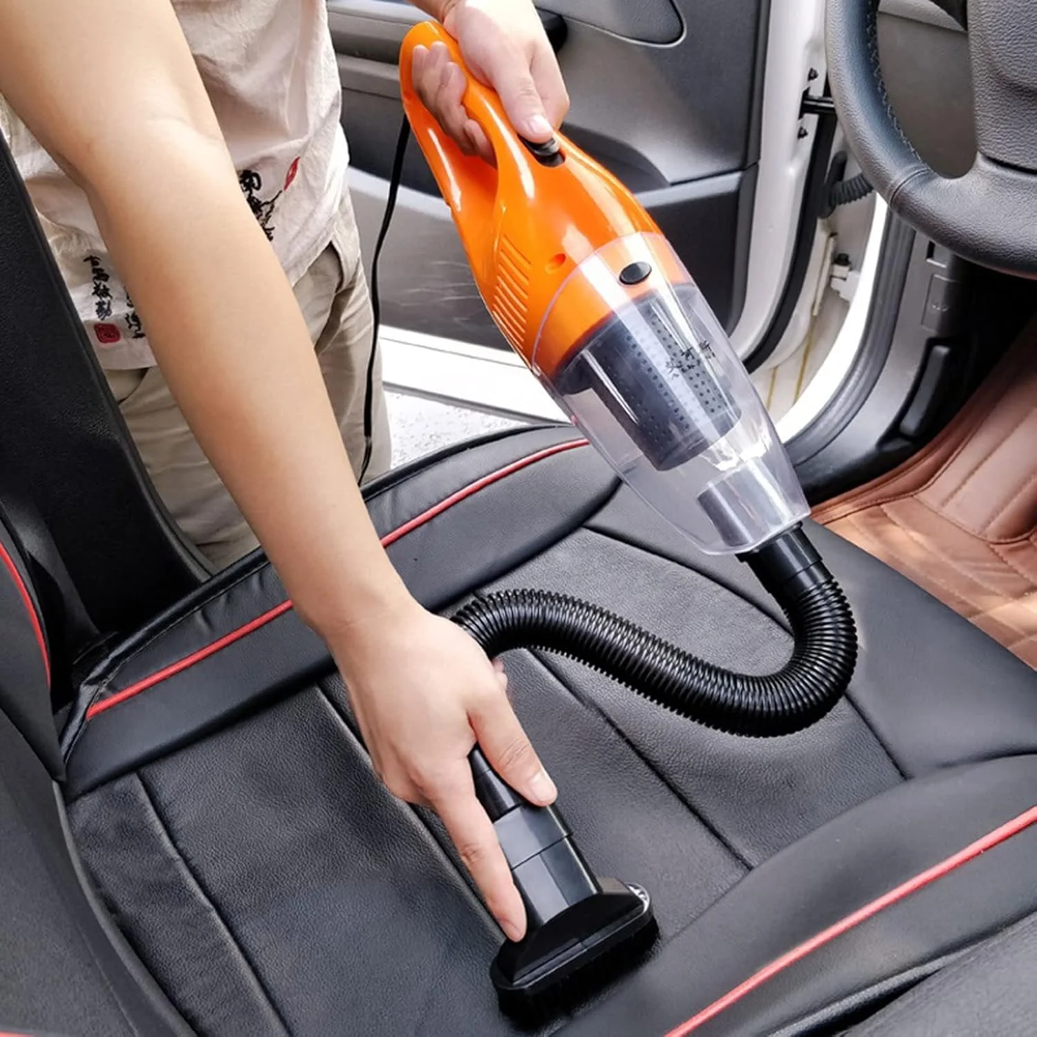 WMGSDWB Vacuum cleaners for home Car Vacuum Cleaner Portable Handheld Vacuum Cleaner Wet And Dry Dual Use Car Vacuum Aspirateur(Orange) WMGSDWB Vacuum cleaners for home Car Vacuum Cleaner Portable Handheld Vacuum Cleaner Wet And Dry Dual Use Car Vacuum Aspirateur(Orange)