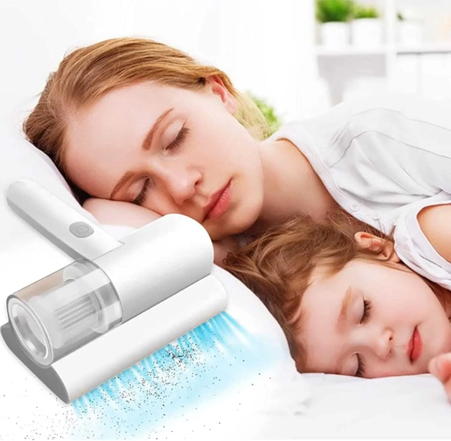 جاروبرقی بیسیم Wolfmoutiy با قابلیت ضربهزنی، جاروبرقی دستی تشک با قدرت 10kpa - از بین برنده ذرات گرد و غبار، جاروبرقی فرابنفش برای تخت/تشک/بالش/پارچه/مبل/موهای حیوانات خانگی، سفید جاروبرقی بیسیم Wolfmoutiy با قابلیت ضربهزنی، جاروبرقی دستی تشک با قدرت 10kpa - از بین برنده ذرات گرد و غبار، جاروبرقی فرابنفش برای تخت/تشک/بالش/پارچه/مبل/موهای حیوانات خانگی، سفید