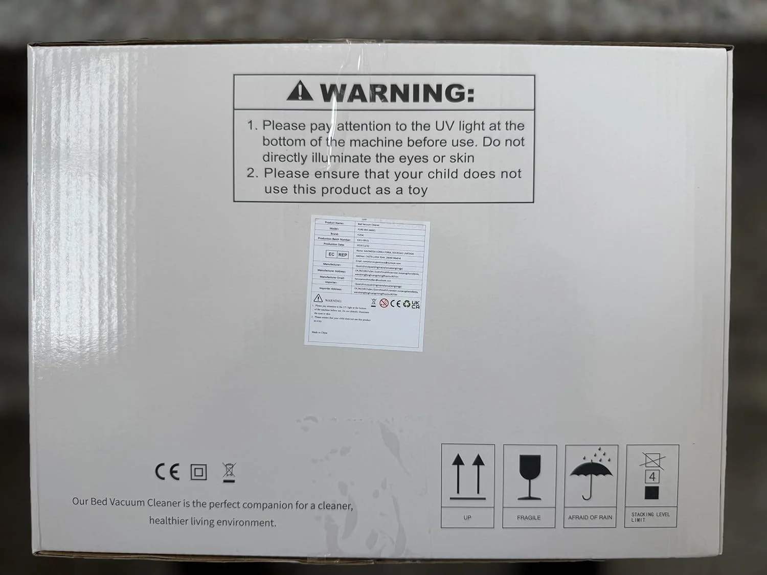 جاروبرقی کنه یوفاک برای تشک، جاروبرقی تشک با قدرت 16 کیلو پاسکال، جاروبرقی تخت با نور فرابنفش، فیلتر HEPA، عملکرد هوای گرم، حسگر کنه گرد و غبار، جاروبرقی دستی اولتراسونیک 600 واتی برای تخت