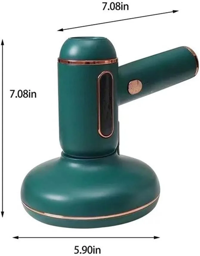 جاروبرقی دستی قابل حمل یوول، تمیز کننده عمیق بی سیم با قدرت مکش 7500 پاسکال، ابزار حذف گرد و غبار و مو (سبز)