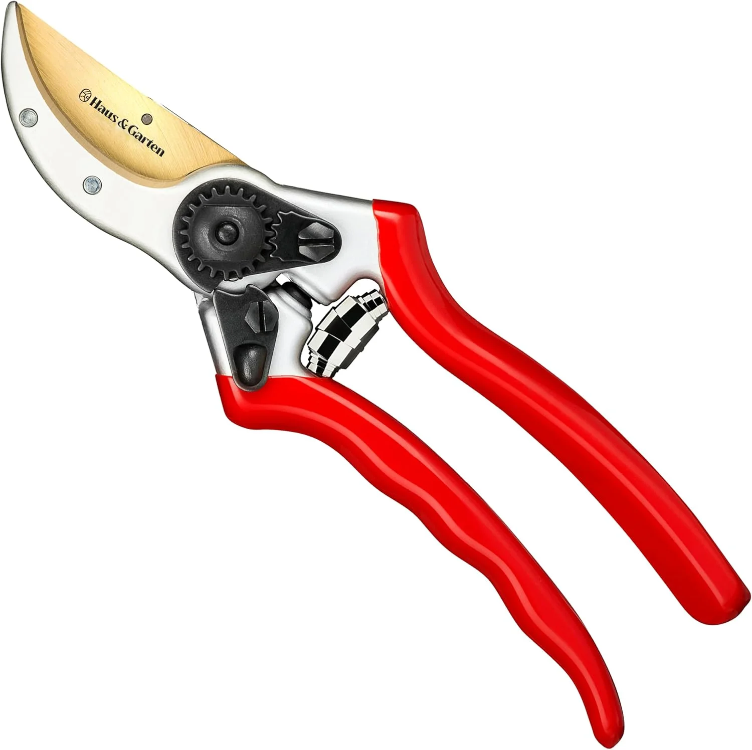 قیچی باغبانی اهرمی 8.5 اینچی Haus & Garten ClassicPRO - قیچی باغبانی ممتاز - قابل استفاده به عنوان قیچی باغبانی، قیچی هرس، قیچی باغبانی حرفه ای سنگین دستی برای باغبانی و قیچی هرس