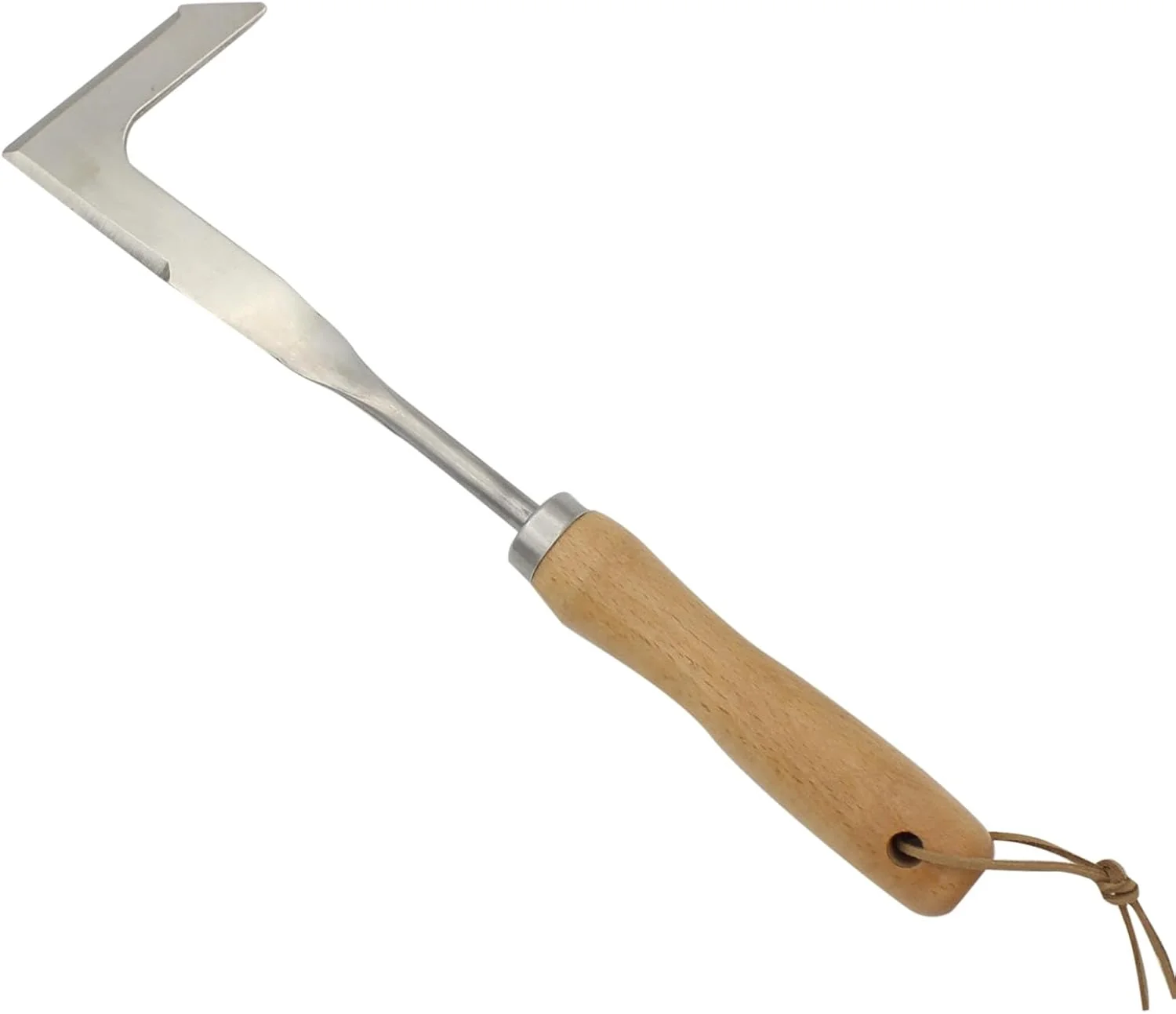 ابزار علف‌هرز کن لبه دار - علف‌کش دستی L شکل، ابزار حذف علف هرز برای حیاط، تراس، پیاده‌رو، مسیرهای پوشیده از خزه، بالکن و پاسیوهای آجری