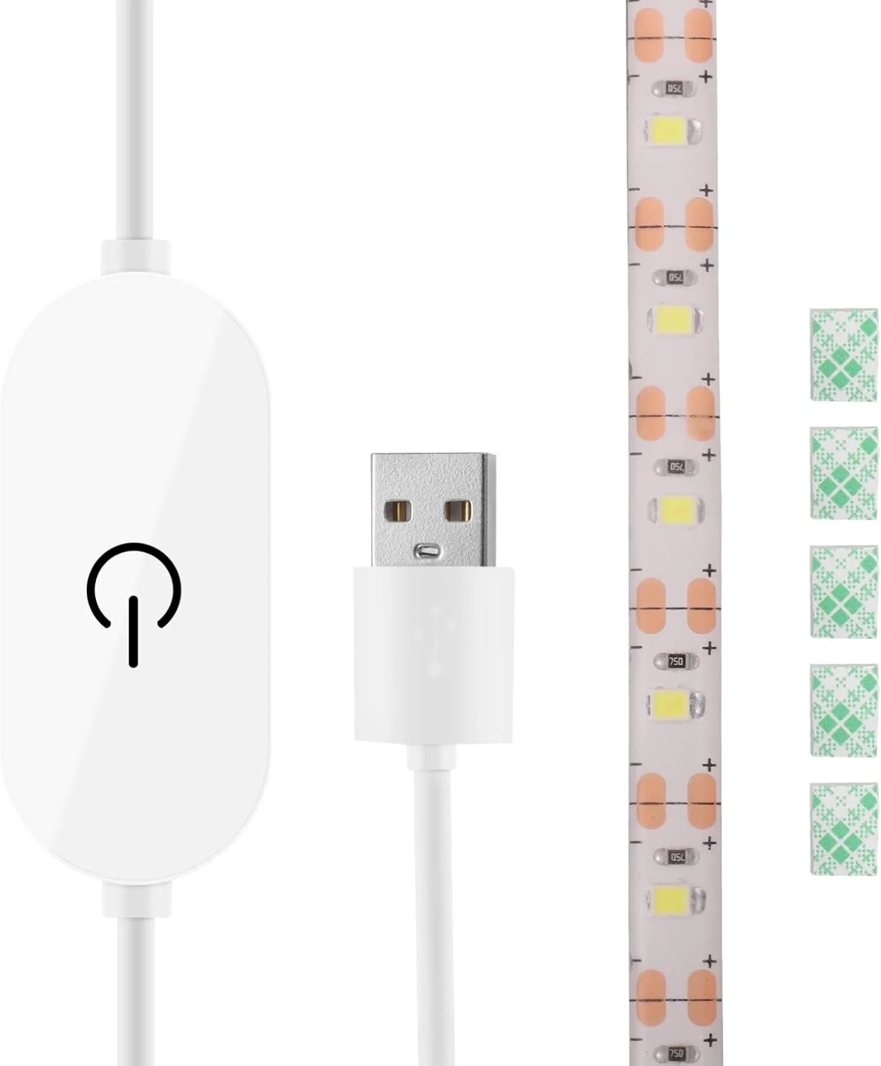 نوار چراغ ماشین خیاطی Lurrose: نوار چراغ ال ای دی USB - لوازم جانبی ماشین خیاطی، 5 ولت USB