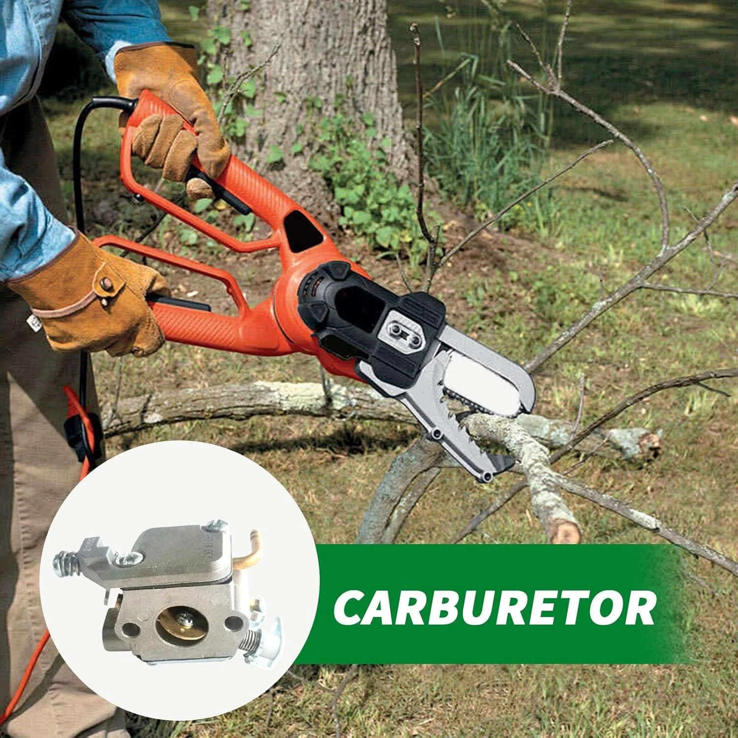 کاربراتور اره زنجیری - جایگزینی کاربراتور ماشین چمن زنی | قطعات محکم و ابزار تعمیر ضد نشت برای باغبانی، تعمیر موتورهای مختلف، نگهداری، ابزار حیاط، صنعت