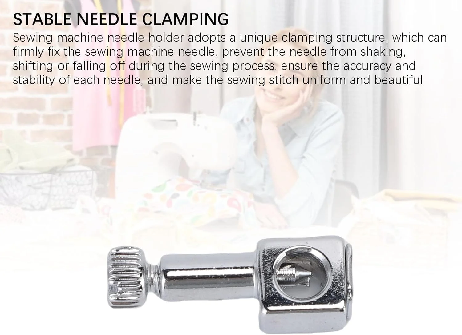 گیره سوزن چرخ خیاطی یونیورسال سوراندی 6 عددی، گیره های سوزن خیاطی خانگی چند منظوره استیل ضد زنگ با گیره پایدار، جایگزین برای 82637 گیره سوزن چرخ خیاطی یونیورسال سوراندی 6 عددی، گیره های سوزن خیاطی خانگی چند منظوره استیل ضد زنگ با گیره پایدار، جایگزین برای 82637