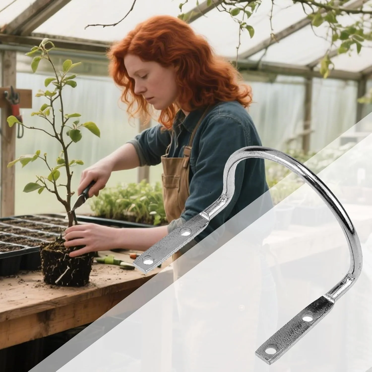 حلقه نگهدارنده چکش - حلقه نگهدارنده تبر U شکل برای کمربند کار | لوازم جانبی باغبانی برای ابزار، نجاری، ساخت و ساز، سقف کاری، برق کارها، نجارها حلقه نگهدارنده چکش - حلقه نگهدارنده تبر U شکل برای کمربند کار | لوازم جانبی باغبانی برای ابزار، نجاری، ساخت و ساز، سقف کاری، برق کارها، نجارها