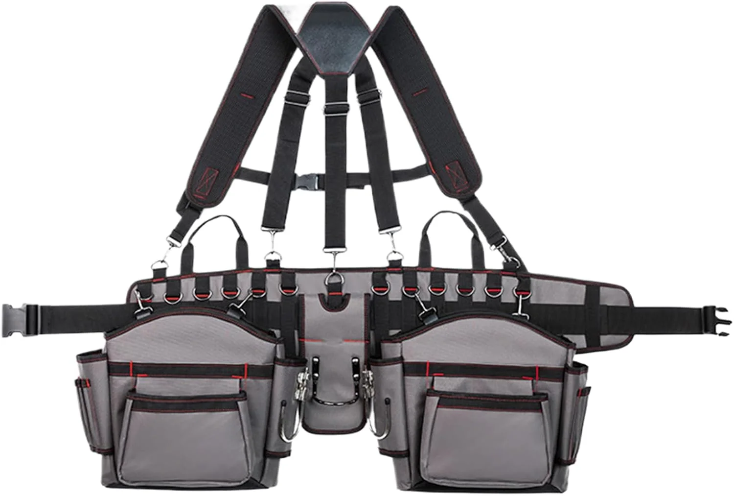 کمربند ابزار برای مردان | سازمان دهنده کمربند ابزار حرفه ای برای مردان - جلیقه سازمان دهنده غلاف ابزار قابل تنظیم برای برقکار، نجار، کار، ساخت و ساز در فضای باز، باغبانی، فضای داخلی