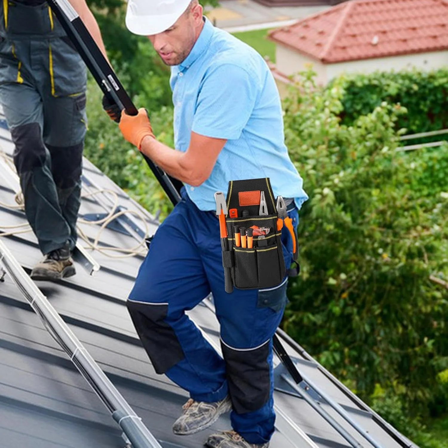 کمربند ابزار مردانه | سازمان دهنده آچار پیچ گوشتی | کمربند ابزار ضد آب برای لوله کشی، ماهیگیری، ساخت و ساز، نجاری خانگی، برقکاری و باغبانی کمربند ابزار مردانه | سازمان دهنده آچار پیچ گوشتی | کمربند ابزار ضد آب برای لوله کشی، ماهیگیری، ساخت و ساز، نجاری خانگی، برقکاری و باغبانی