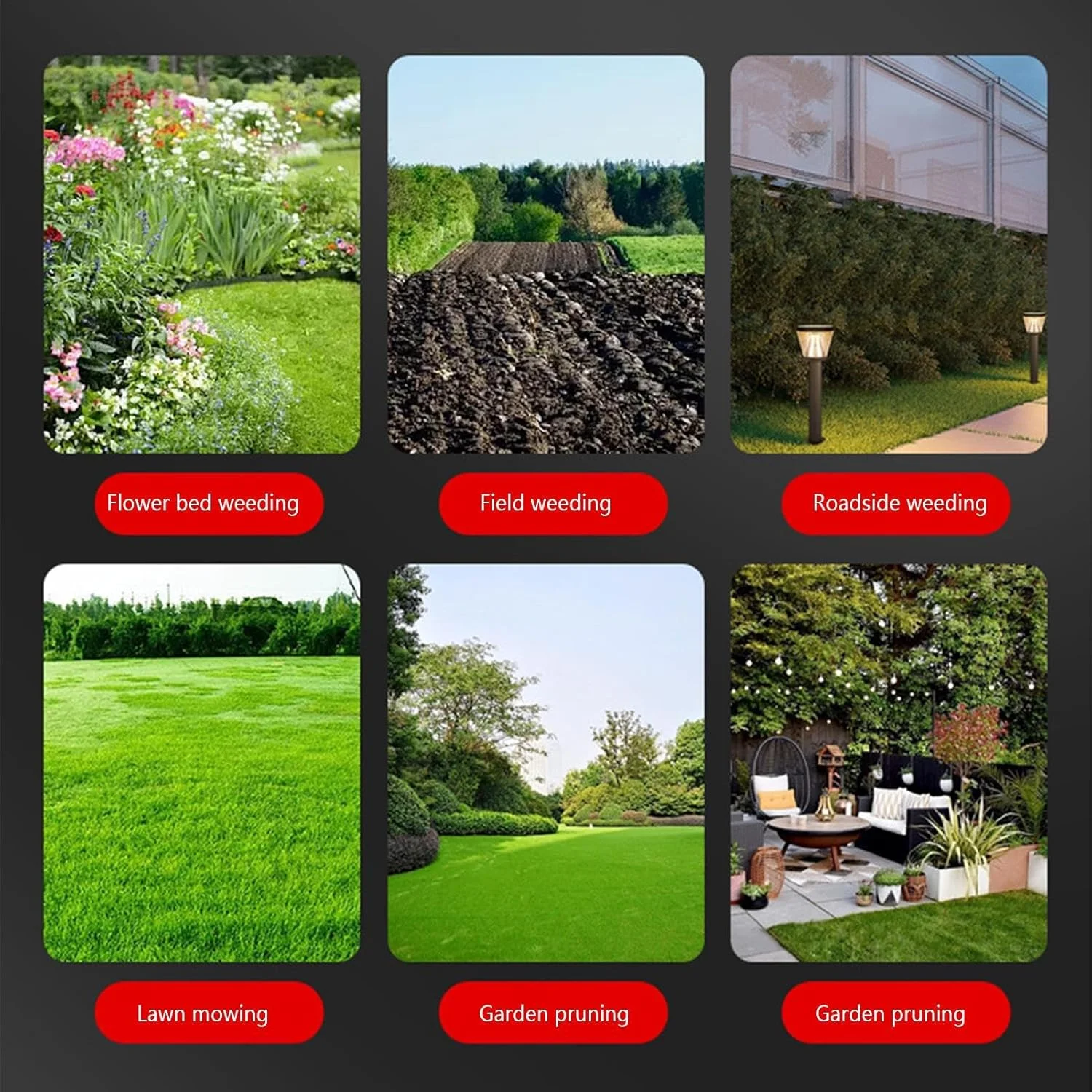 سر هرس چمن زن، نخ هرس چمن - ابزار نخ لبه زن نایلونی برای محوطه سازی، باغبانی و پاکسازی حرفه ای