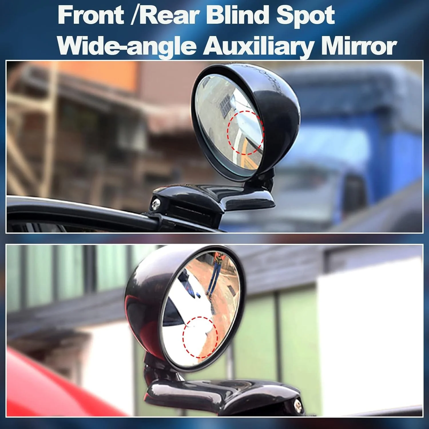 آینه نقطه کور خودرو KASTWAVE، آینه دید عقب اصلاح شده چند منظوره جهانی، آینه کمکی قابل تنظیم با زاویه دید گسترده مناسب برای همه وسایل نقلیه (راست) آینه نقطه کور خودرو KASTWAVE، آینه دید عقب اصلاح شده چند منظوره جهانی، آینه کمکی قابل تنظیم با زاویه دید گسترده مناسب برای همه وسایل نقلیه (راست)