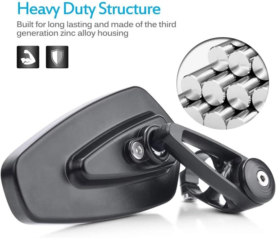 آینه های موتور سیکلت KASTWAVE، آینه های فرمان، آینه های دید عقب جانبی CNC، بازتابنده های فرمان، آینه های معکوس سازگار با هوندا گروم، یاماها، کاوازاکی، دوکاتی، سوزوکی و اکثر موتورسیکلت ها آینه های موتور سیکلت KASTWAVE، آینه های فرمان، آینه های دید عقب جانبی CNC، بازتابنده های فرمان، آینه های معکوس سازگار با هوندا گروم، یاماها، کاوازاکی، دوکاتی، سوزوکی و اکثر موتورسیکلت ها