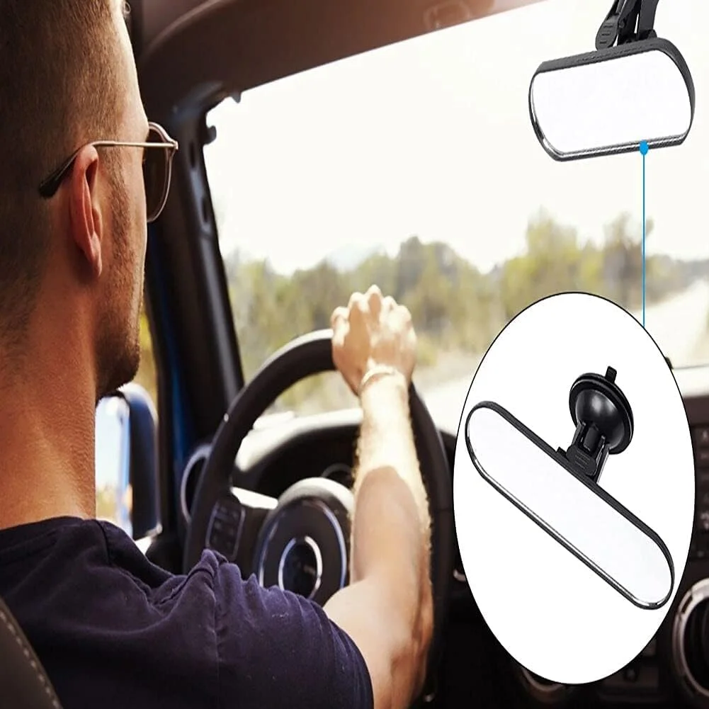 آینه دید عقب ضد انعکاس نور برای مربیان رانندگی - ایده آل برای اتومبیل، شاسی بلند و کامیون، دید و ایمنی بیشتر