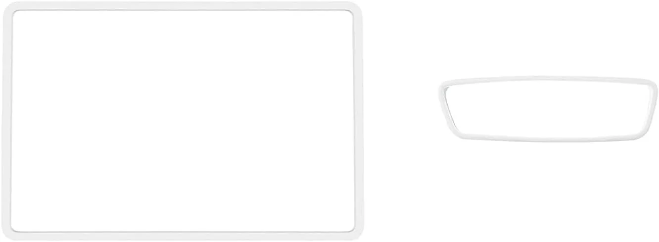 محافظ قاب صفحه نمایش و آینه دید عقب مناسب مدل های تسلا مدل 3 سال 2024 و 2025 و تسلا مدل Y سال 2025، لوازم جانبی داخلی تسلا مدل 3/Y (مدل 2024 و 2025 M3/2025 MY، سفید - 2 عدد) محافظ قاب صفحه نمایش و آینه دید عقب مناسب مدل های تسلا مدل 3 سال 2024 و 2025 و تسلا مدل Y سال 2025، لوازم جانبی داخلی تسلا مدل 3/Y (مدل 2024 و 2025 M3/2025 MY، سفید - 2 عدد)