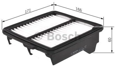 فیلتر هوای خودرو بوش مدل S0223 فیلتر هوای خودرو بوش مدل S0223