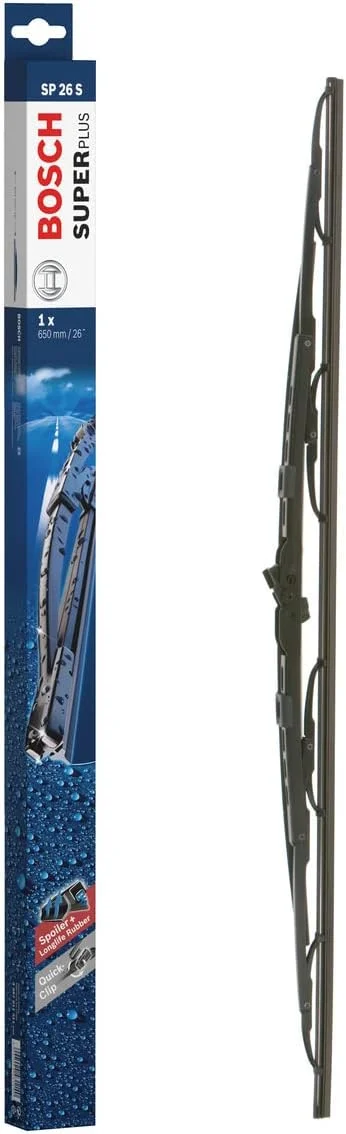 تیغه برف پاک کن بوش Super Plus Spoiler SP26S، طول: 650 میلی متر - تیغه برف پاک کن تکی جلو