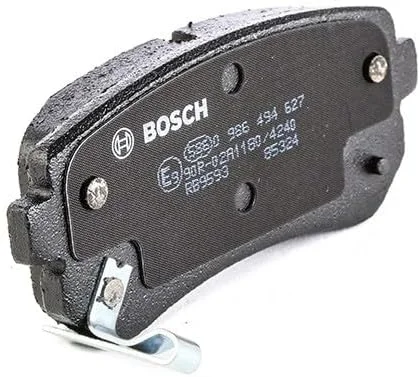 لنت ترمز عقب خودرو بوش BP1051 - کیفیت بوش - کاهش صدا و گرد و غبار - دارای گواهینامه ECE-R90 - بدون مس - 1 دست لنت 4 عددی - به همراه لوازم جانبی