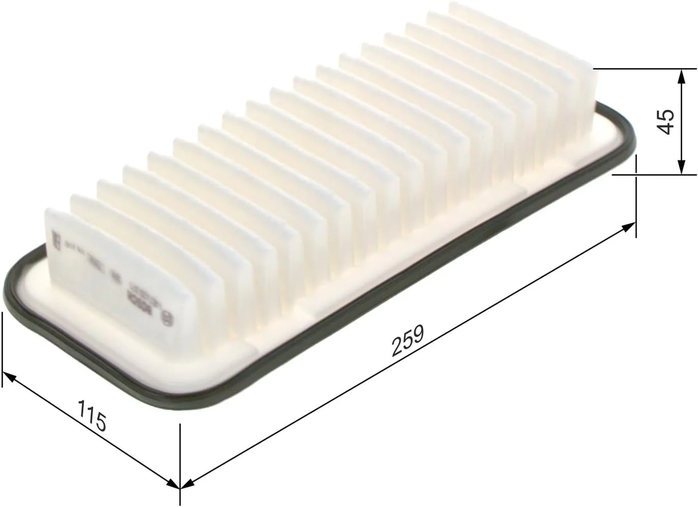 فیلتر هوای خودرو بوش مدل 1457433971 S3971