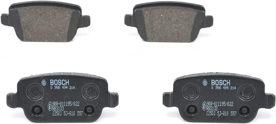 لنت ترمز خودرو بوش BP1150 - محور عقب - کیفیت بوش - کاهش صدا و گرد و غبار - دارای گواهینامه ECE-R90 - بدون مس - 1 ست 4 عددی - به همراه لوازم جانبی