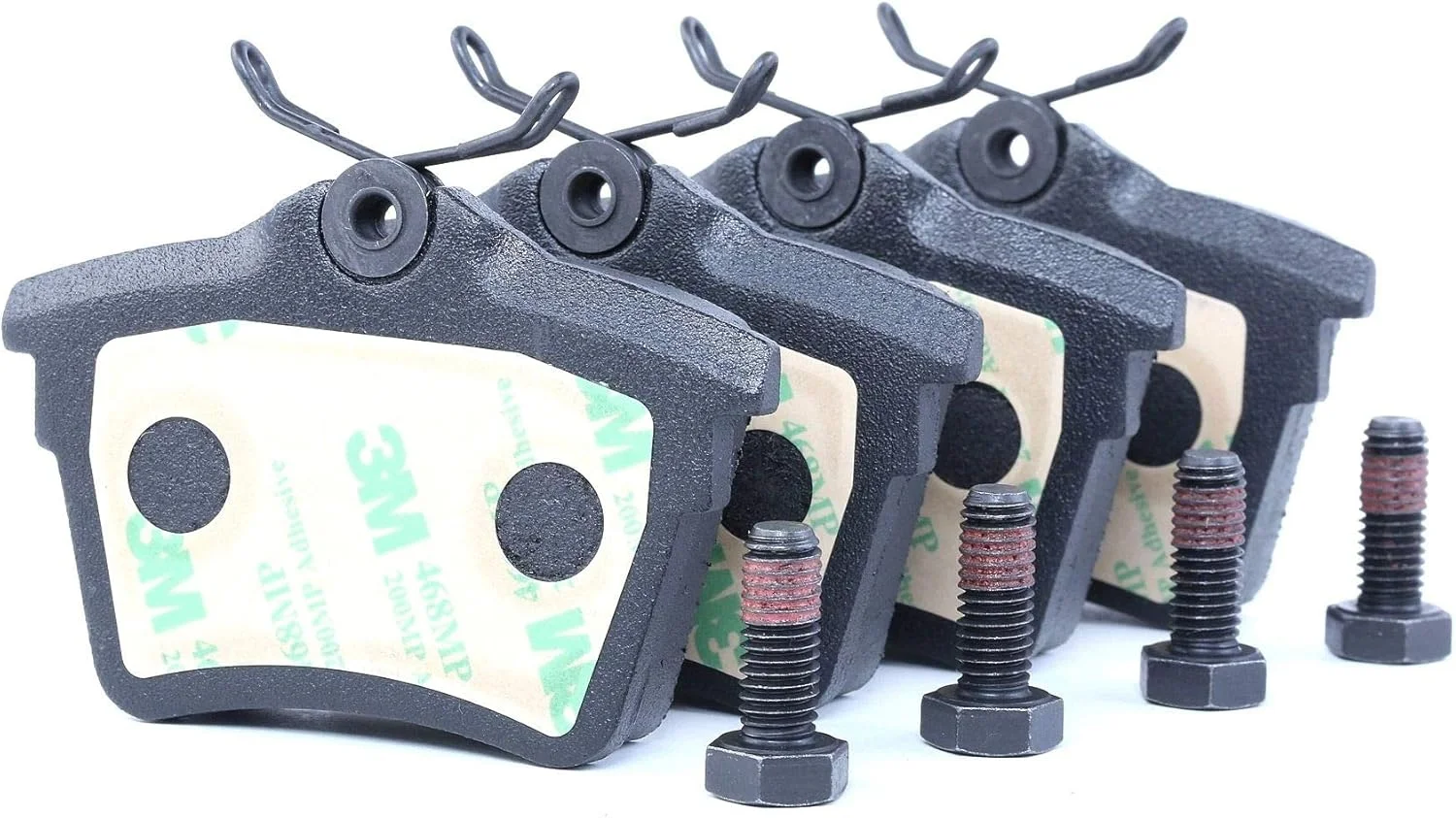 لنت ترمز عقب خودرو بوش BP1005 - کیفیت بوش - کاهش صدا و گرد و غبار - دارای گواهینامه ECE-R90 - بدون مس - 1 ست 4 عددی - به همراه لوازم جانبی