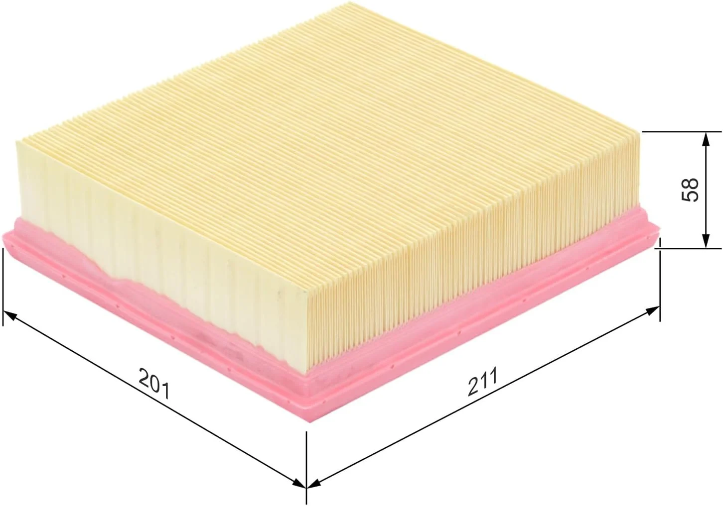 فیلتر هوای خودرو بوش S0097