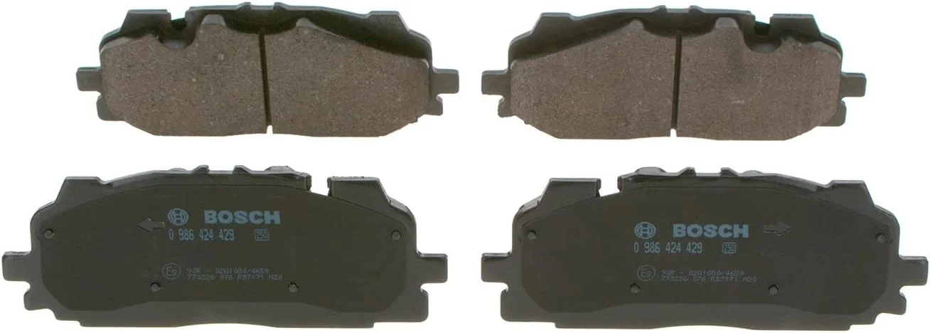 لنت ترمز جلو خودرو بوش BP2249 - کیفیت بوش - کاهش صدا و گرد و غبار - دارای گواهینامه ECE-R90 - بدون مس - 1 دست لنت 4 عددی - به همراه لوازم جانبی