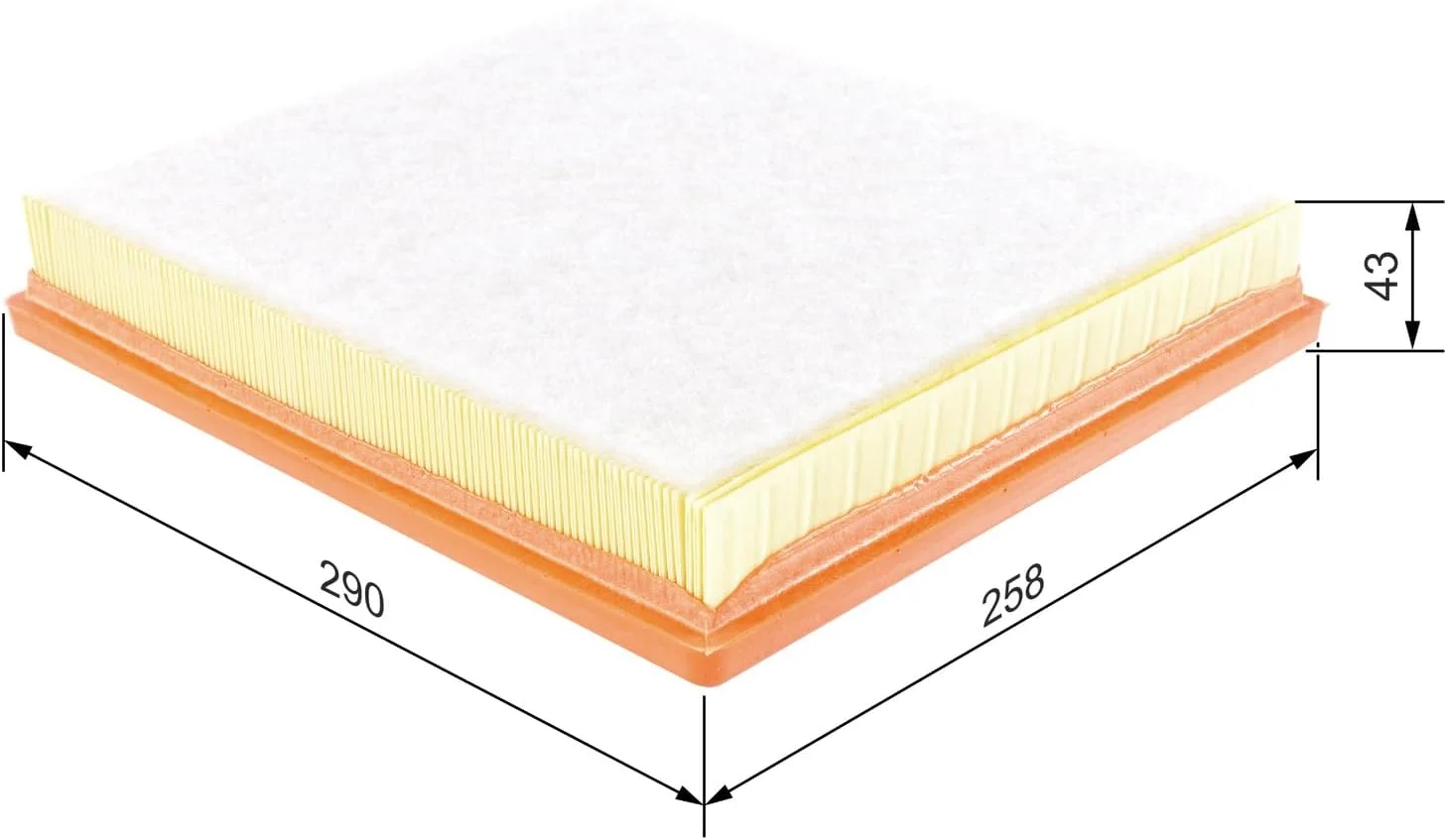 فیلتر هوا خودرو بوش S0244