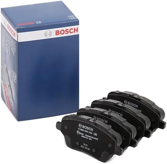 لنت ترمز جلو خودرو بوش BP1966 - کیفیت بوش - کاهش صدا و گرد و غبار - دارای گواهینامه ECE-R90 - بدون مس - 1 مجموعه 4 لنت - به همراه لوازم جانبی