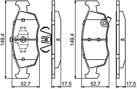 لنت ترمز جلو خودرو بوش BP1682 - کیفیت بوش - کاهش صدا و گرد و غبار - دارای گواهینامه ECE-R90 - بدون مس - 1 ست 4 عددی لنت ترمز جلو خودرو بوش BP1682 - کیفیت بوش - کاهش صدا و گرد و غبار - دارای گواهینامه ECE-R90 - بدون مس - 1 ست 4 عددی