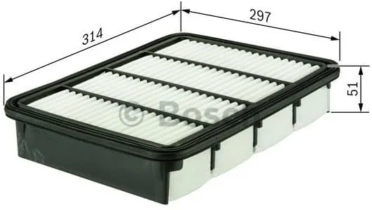 فیلتر هوای بوش F026400296، مجموعه 2 عددی فیلتر هوای بوش F026400296، مجموعه 2 عددی