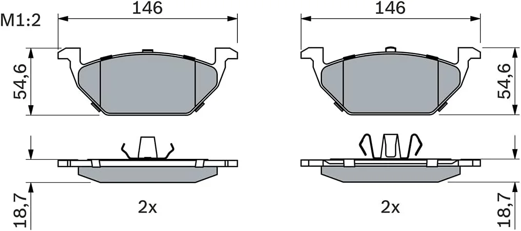لنت ترمز بوش 0986424364 لنت ترمز بوش 0986424364