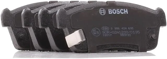 لنت ترمز جلو خودرو بوش BP555 - کیفیت بوش - کاهش صدا و گرد و غبار - دارای گواهینامه ECE-R90 - بدون مس - 1 دست کامل 4 لنت