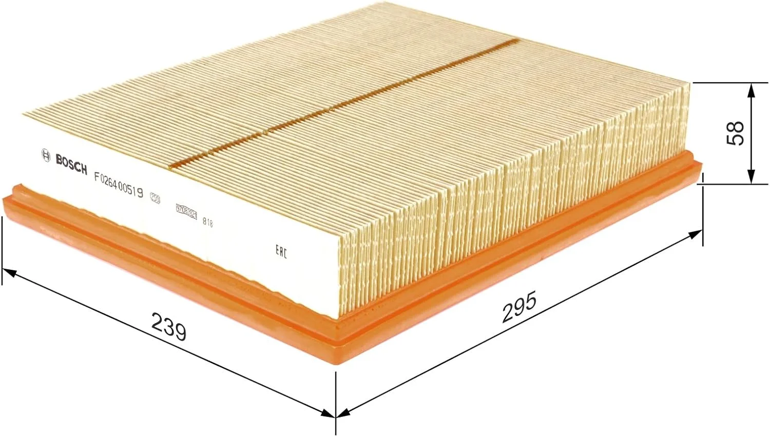 فیلتر هوای خودرو بوش مدل F026400519 S0519