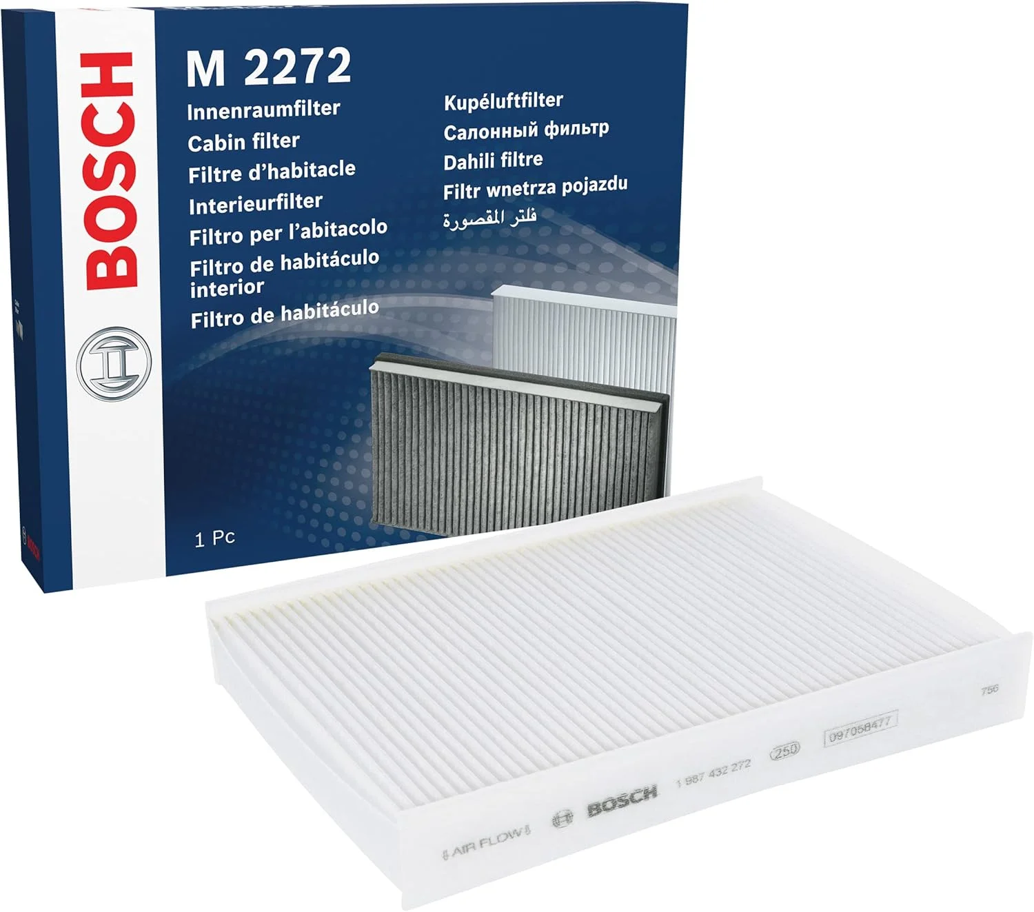 فیلتر کابین استاندارد بوش M2272 فیلتر کابین استاندارد بوش M2272