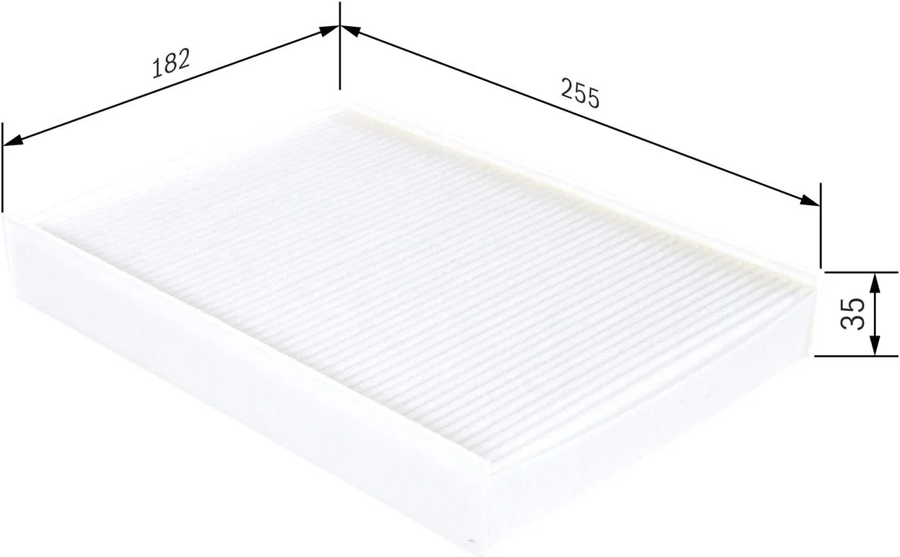 فیلتر کابین استاندارد بوش M2272 فیلتر کابین استاندارد بوش M2272