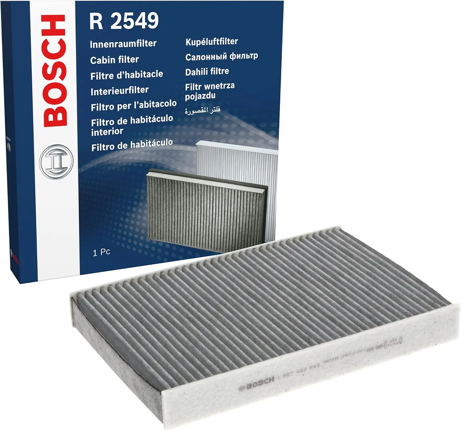 فیلتر کابین کربن فعال بوش مدل R2549 فیلتر کابین کربن فعال بوش مدل R2549