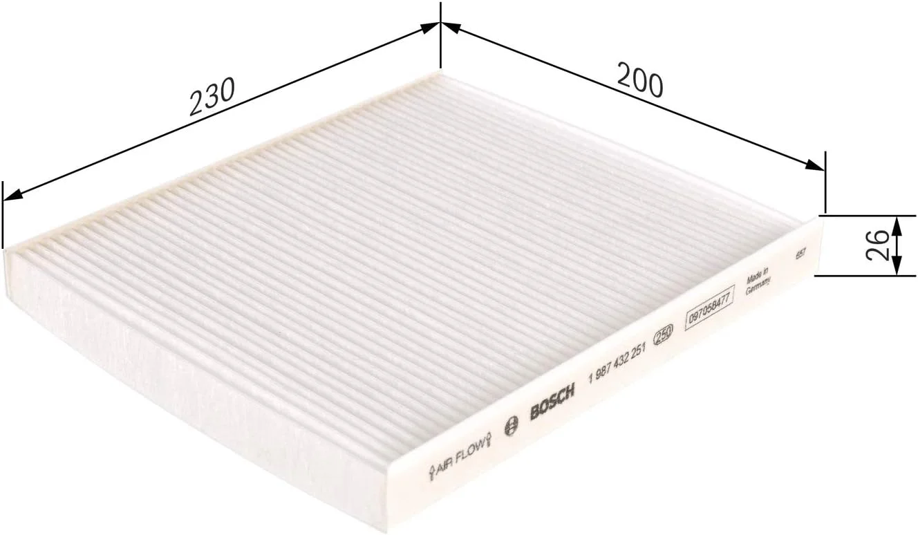 فیلتر کابین استاندارد بوش M2251