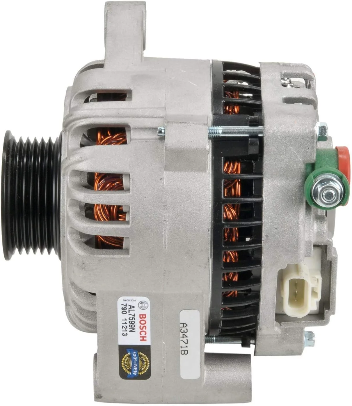 آلترناتور جدید ۱۰۰٪ بوش مدل AL7599N - سازگار با فورد تاروس و مرکوری سیبل؛ ۱۰۵ آمپر آلترناتور جدید ۱۰۰٪ بوش مدل AL7599N - سازگار با فورد تاروس و مرکوری سیبل؛ ۱۰۵ آمپر