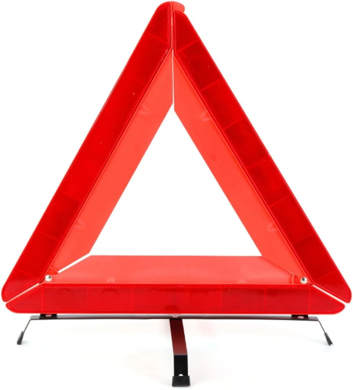 مثلث هشدار بازتابنده SKY-TOUCH، مثلث هشدار ایمنی تاشو برای خرابی های کنار جاده، مثلث هشدار با جعبه نگهداری برای لوازم جانبی اضطراری خودرو (1 عدد)