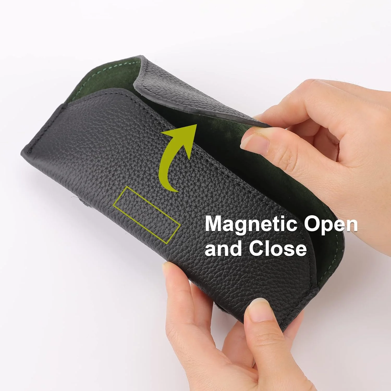 نگهدارنده عینک آفتابی برای آفتابگیر خودرو، گیره نگهدارنده عینک چرمی خودرو، لوازم جانبی آفتابگیر، کیف نگهداری عینک