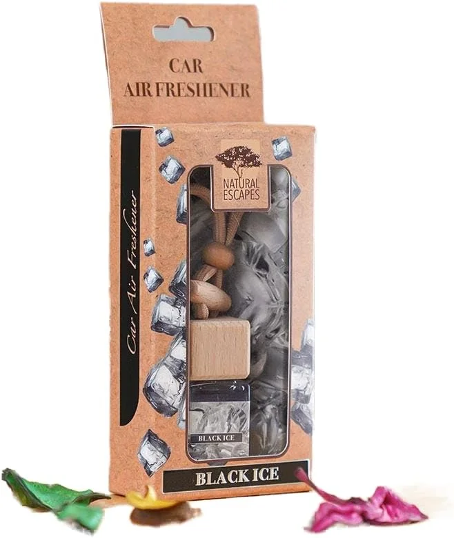 خوشبو کننده آویز خودرو با رایحه فرار طبیعی دانوب هوم - یخ سیاه