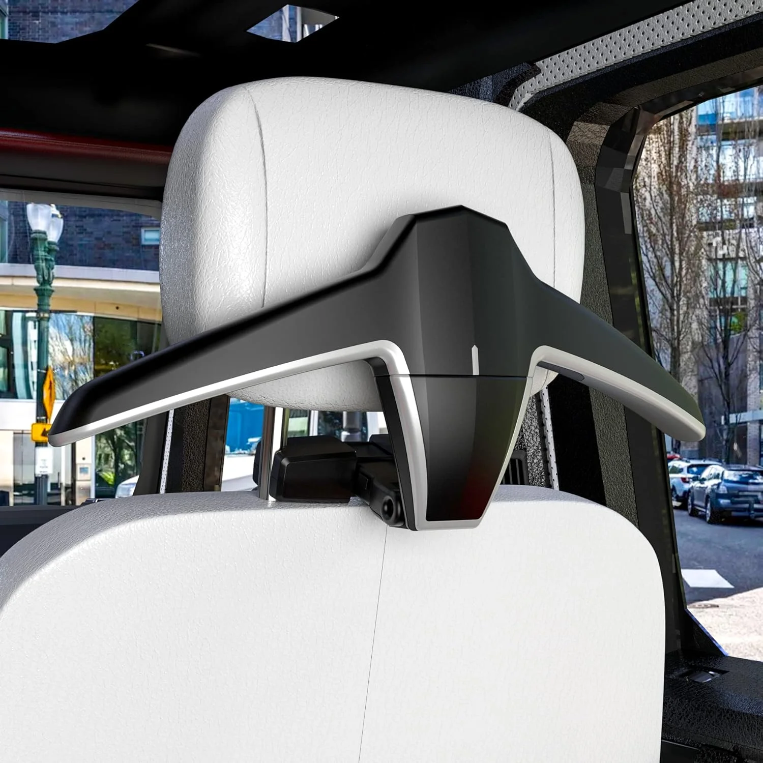 آویز کت خودرو KOLLIEE، آویز چند منظوره کت برای کت و شلوار و ژاکت، نصب روی پشتی صندلی و پشت سری