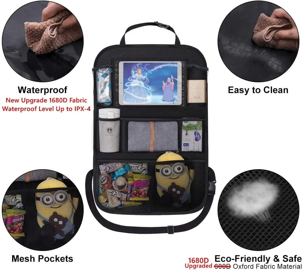 محافظ پشت صندلی خودرو وان پیکس، سازمان دهنده و کیف نگهداری با جای تبلت لمسی برای کودکان، لوازم جانبی مسافرتی، ملزومات سفر محافظ پشت صندلی خودرو وان پیکس، سازمان دهنده و کیف نگهداری با جای تبلت لمسی برای کودکان، لوازم جانبی مسافرتی، ملزومات سفر