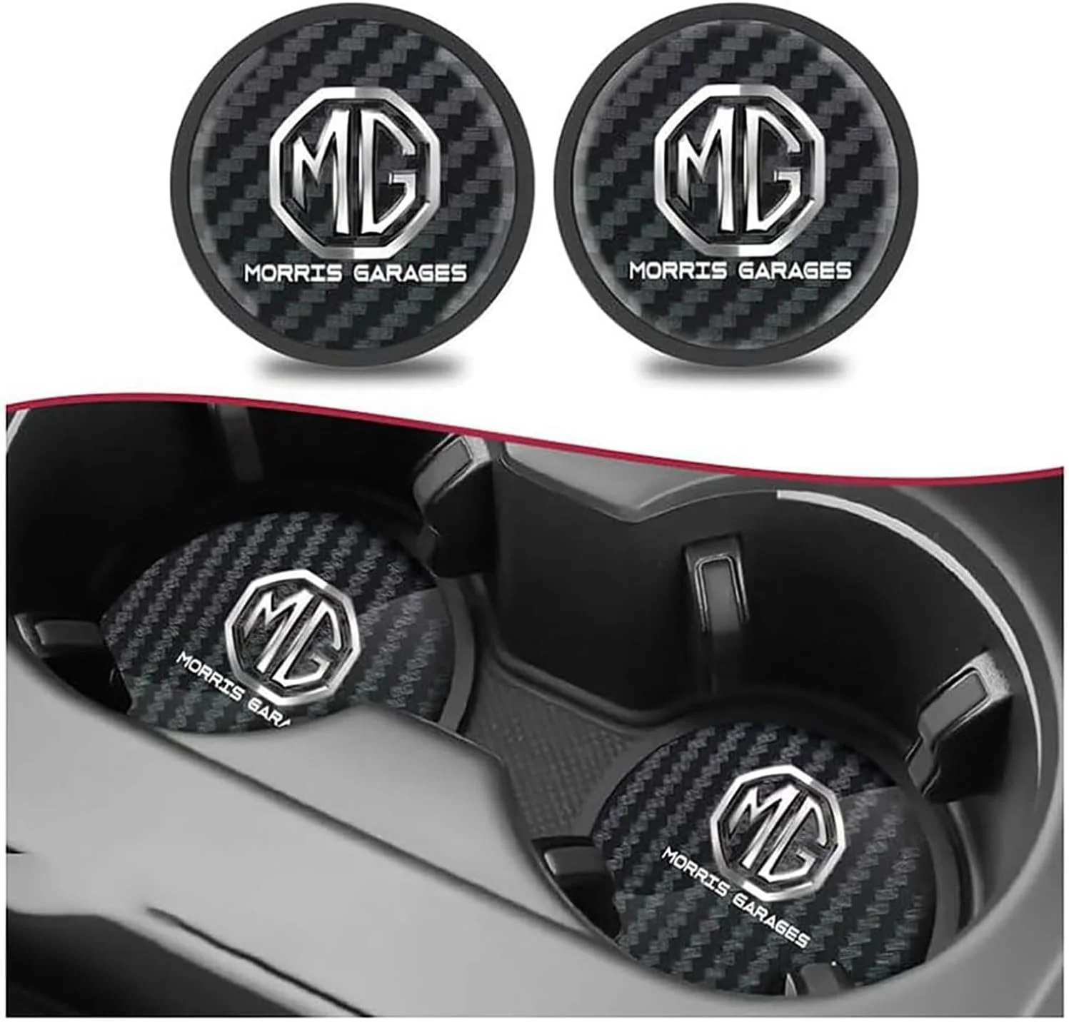 نگهدارنده لیوان خودرو، بسته 2 عددی، مناسب برای ام جی HS MG3 MG5 MG6 MG7 ZS GS MG4، لوازم جانبی داخلی خودرو ام جی، ضد لغزش